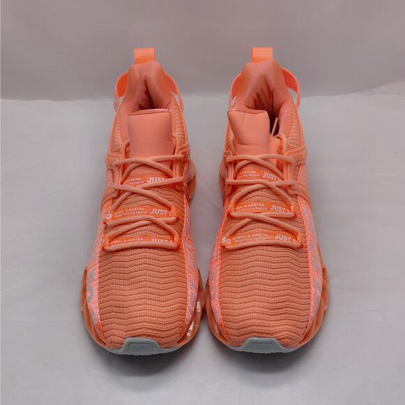 Just So So Womens Sz 11 Orange Running Shoes Unisex Lightweight Athletic Sneaker - Picture 2 of 9